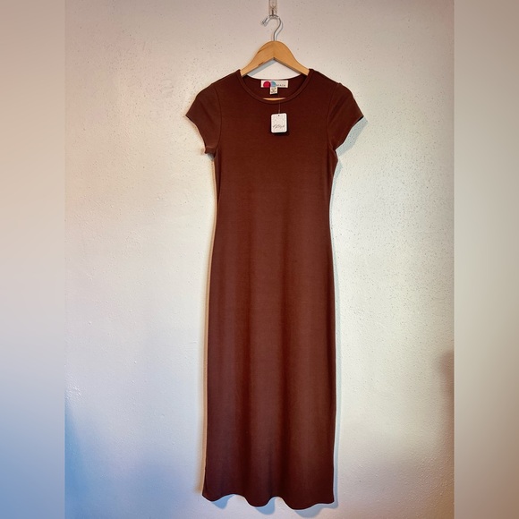 Free People Good Feels Slim Midi Dress - XS - Picture 2 of 10